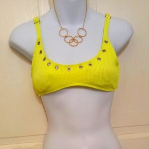 🛍️ BUNDLE ONLY 🛍️Vibrant Yellow Bikini Top